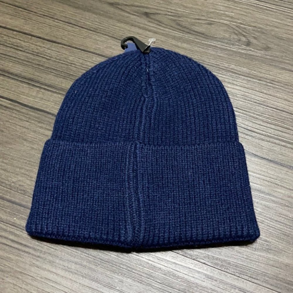 NWT Fila Peacoat Wide Cuff Shoreman Beanie Hat - Picture 3 of 4